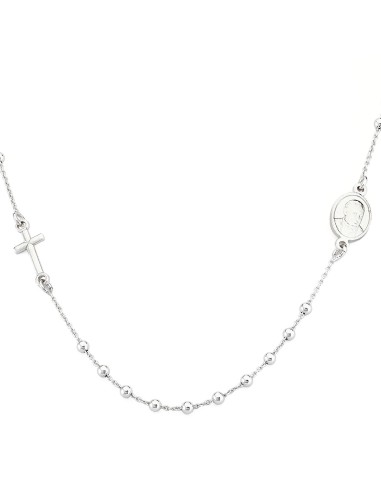 Collana rosario girocollo donna AMEN CROB25 GIUBILEO in argento 925