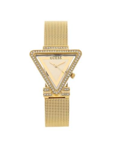 OROLOGIO GUESS GW0508L2 ACCIAIO GIALLO DONNA GUESS FAME 3H 34MM CHAMPAGNE GOLD SS MESH BAND